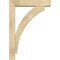 Ekena Millwork Thorton Block Rough Sawn Bracket w/ Offset Brace, Douglas Fir, 6"W x 28"D x 40"H BKT0604X28X40THR05RDF - alternate 3